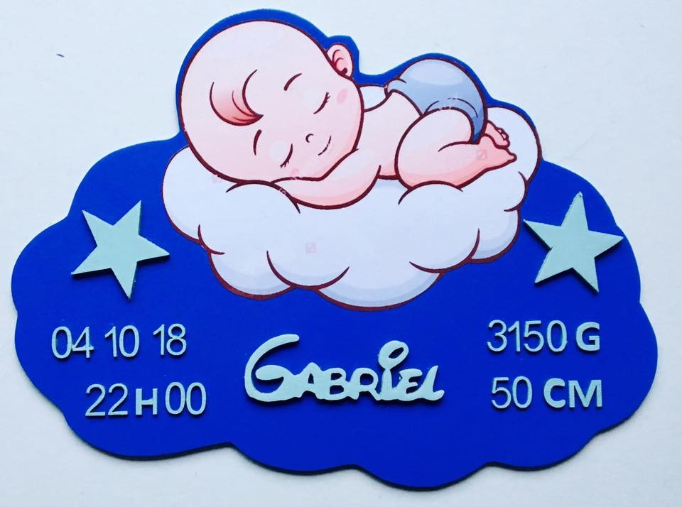 Plaque Nuage Bebe 23 00 Bebe